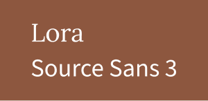 Typographies de MYWIE